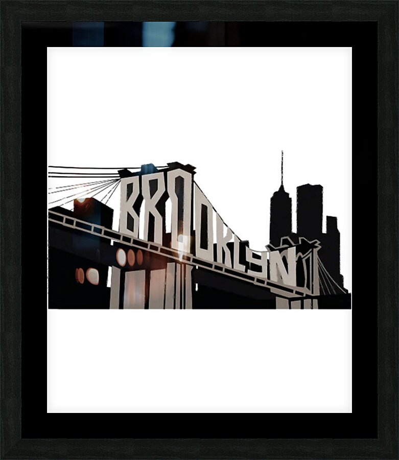 Brooklyn Nets 8 Picture Frame print