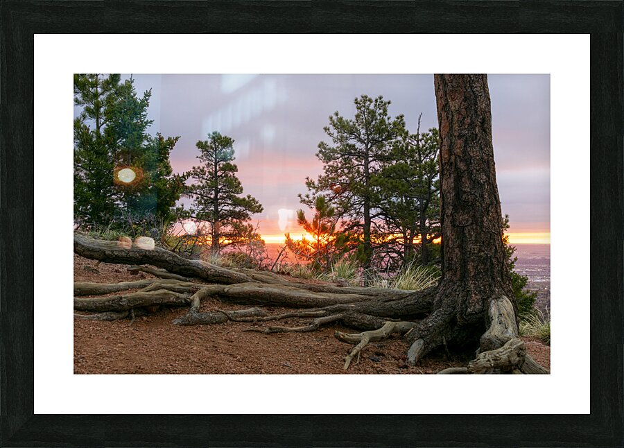 Sunrise Hike Picture Frame print