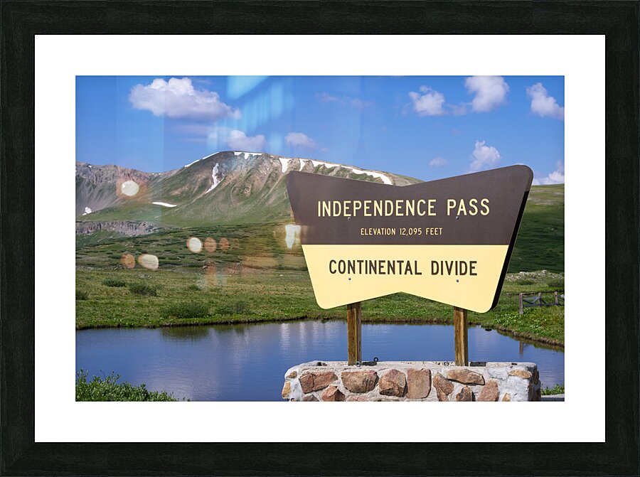 Independence Pass Picture Frame print
