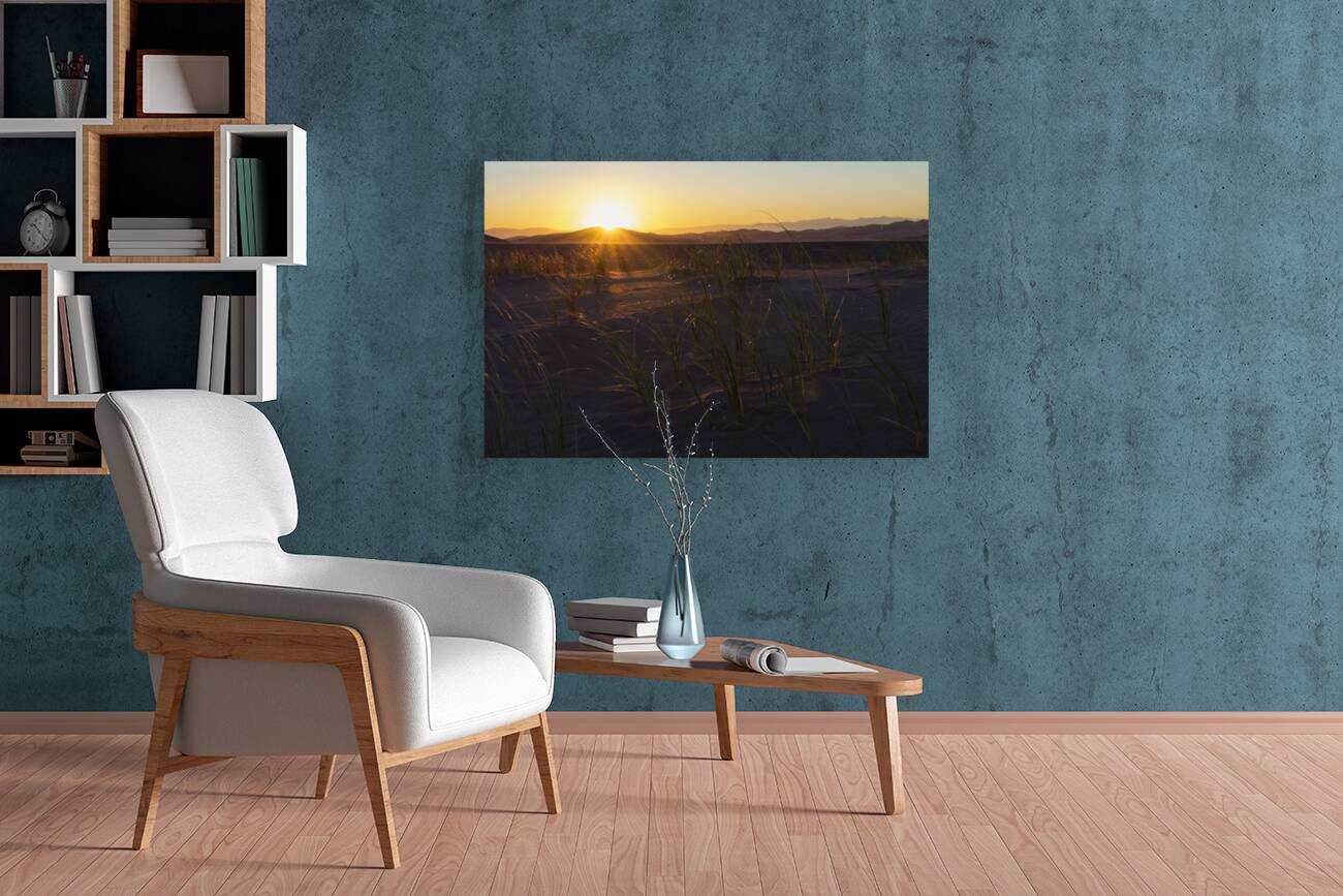 Sand Dunes Sunset Reproduction