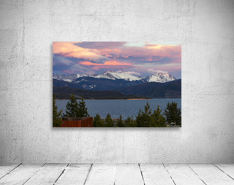 Mountain Sunset Wall Preview