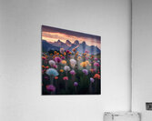 Aesthetic elevation flowers Acrylic Print