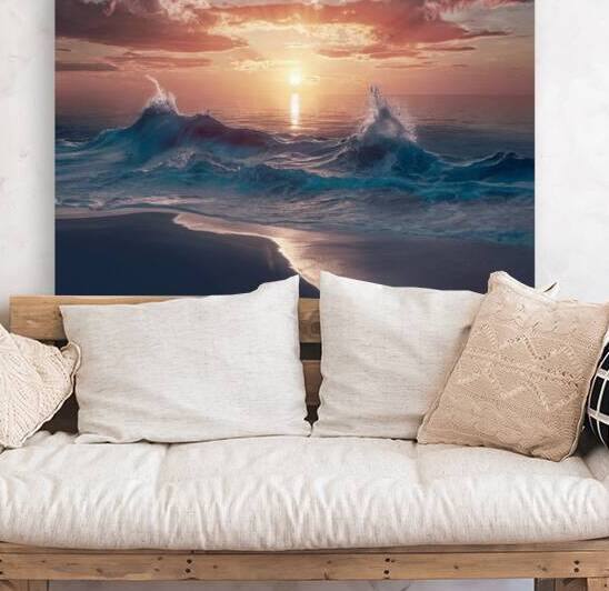  the sunrise on the seas by aref