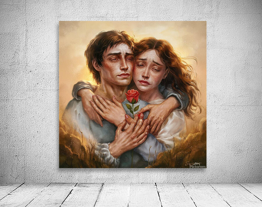 parting is the second face of love by aref Wall Art