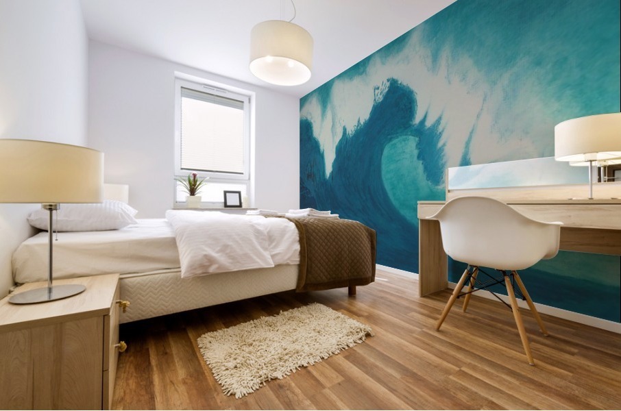 Breaking Wave Mural print