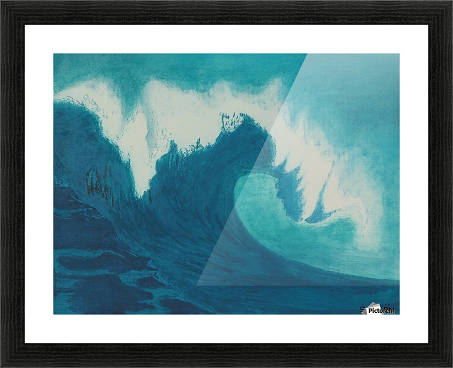 Breaking Wave Picture Frame print