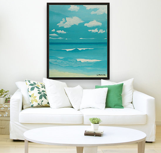Gone to the beach. Reproduction