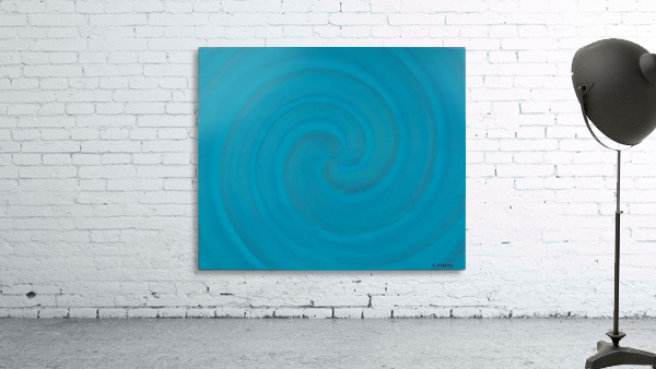 Blue Spiral. Wall Preview