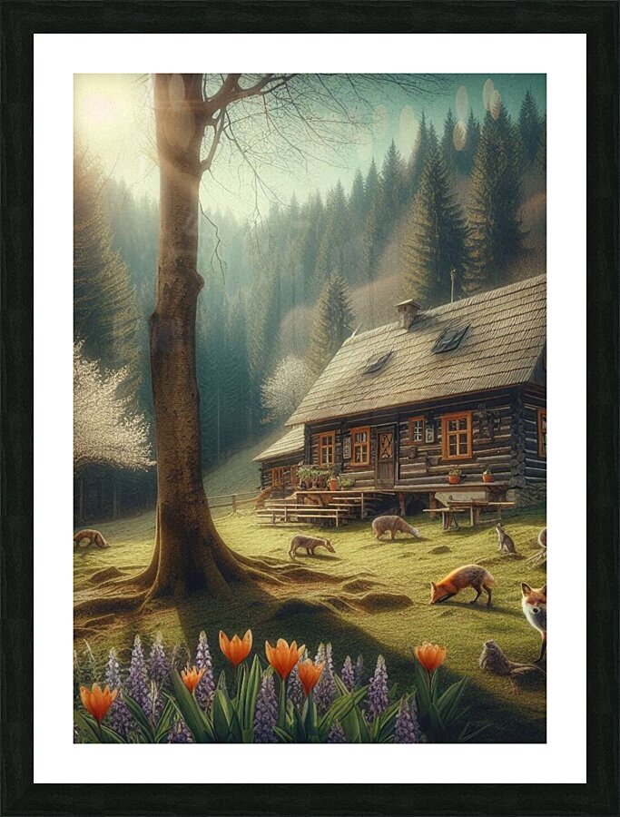 forest 2 Picture Frame print
