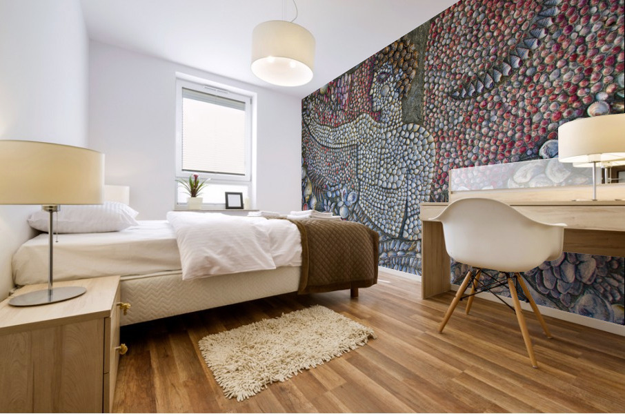 shell one Mural print