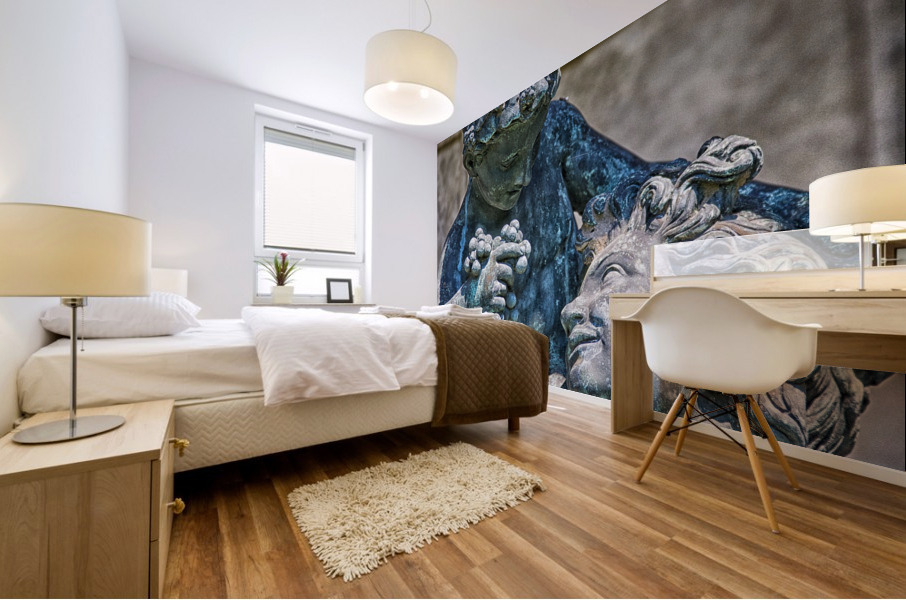 statue Mural print