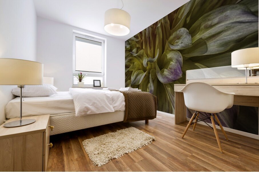 dahlia one Mural print