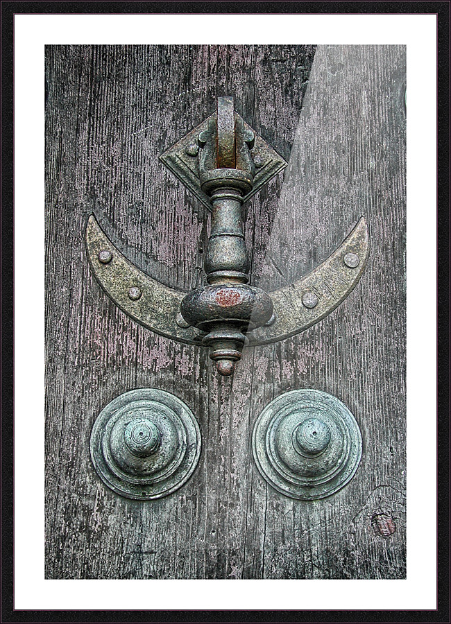 knocker Picture Frame print