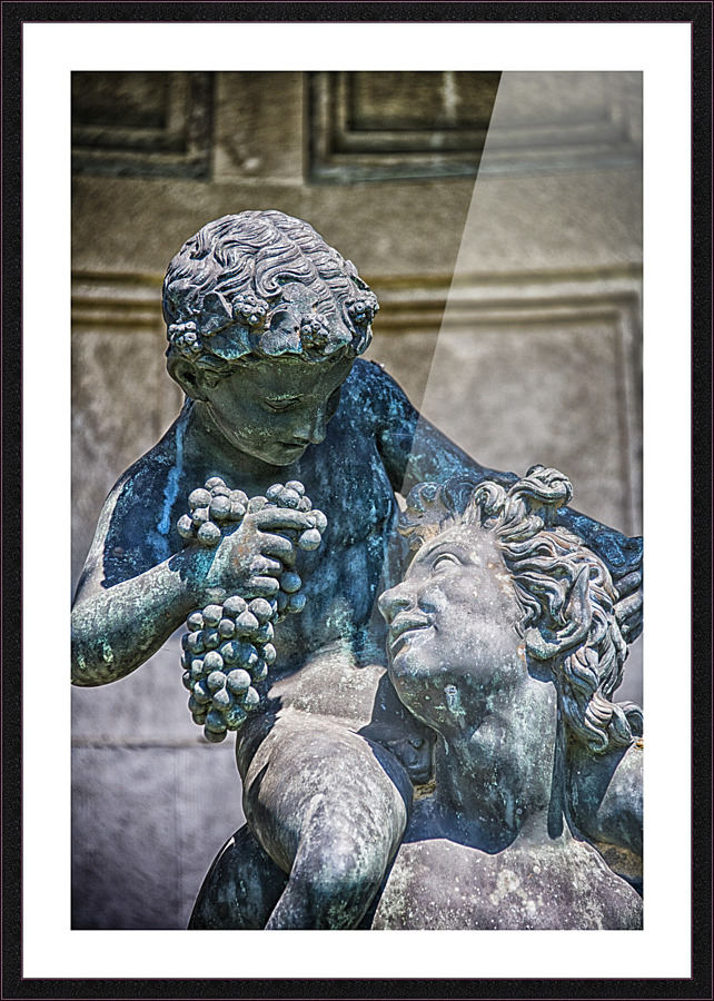 statue Picture Frame print