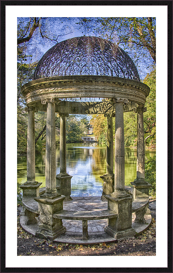 gazebo Picture Frame print