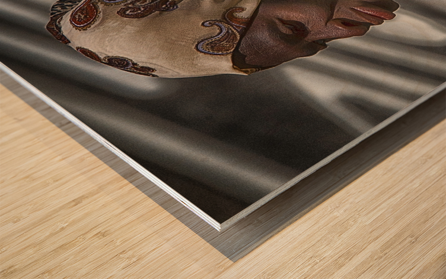 crossing the street Wood print