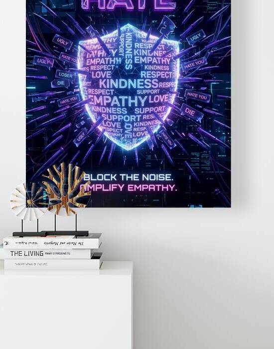 Cyberbullying Defense Shield Deflecting Online Ha by Maxi Art
