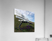 Spring Bench in Newark Acrylic Print