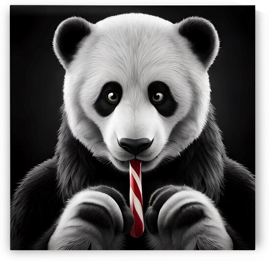 Christmas Critters Panda by Nina Haman Art Photography