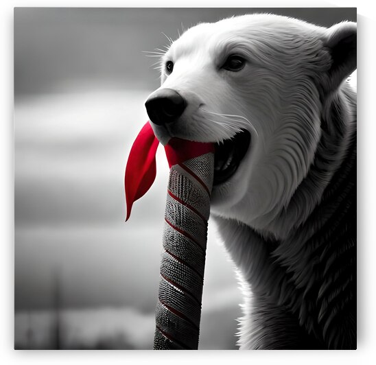 Christmas Critters Polar Bear by Nina Haman Art Photography