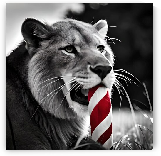 Christmas Critters Lion II by Nina Haman Art Photography