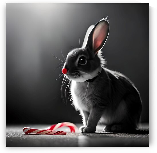 Christmas Critters Bunny II by Nina Haman Art Photography
