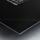 B&W Balitmore Lights Metal print
