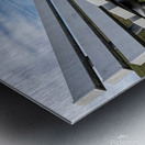 Spring Bench in Newark Metal print