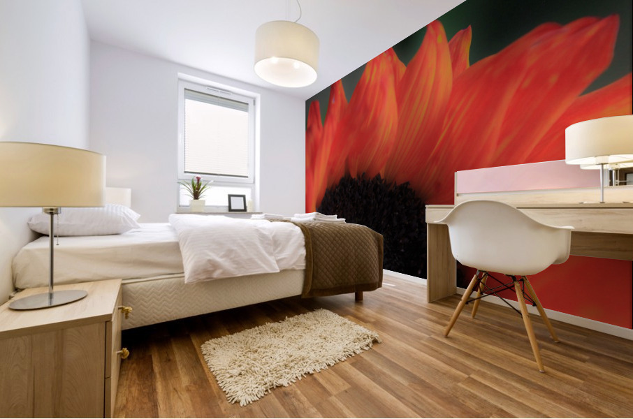 Silky Sunflower Mural print