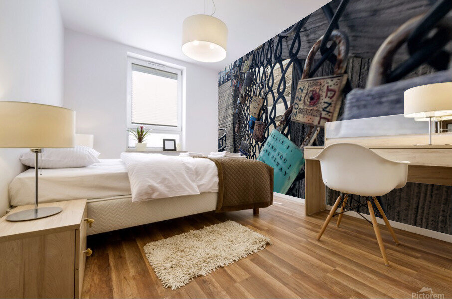Love Locks Mural print