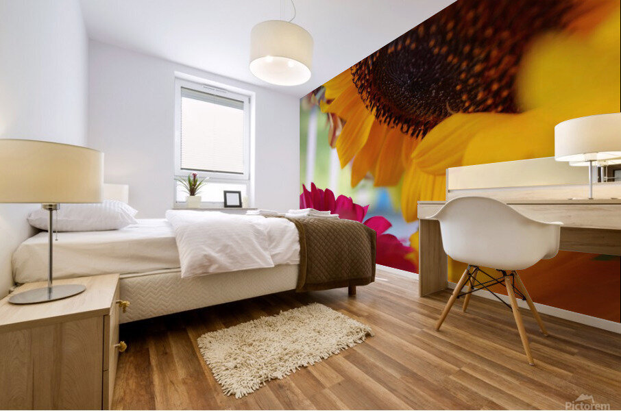 Gossiping Flowers Mural print