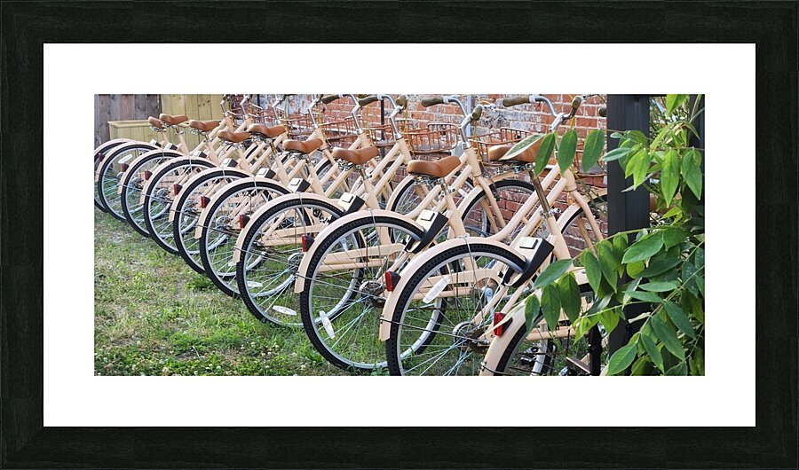 Peachy Bikes Picture Frame print