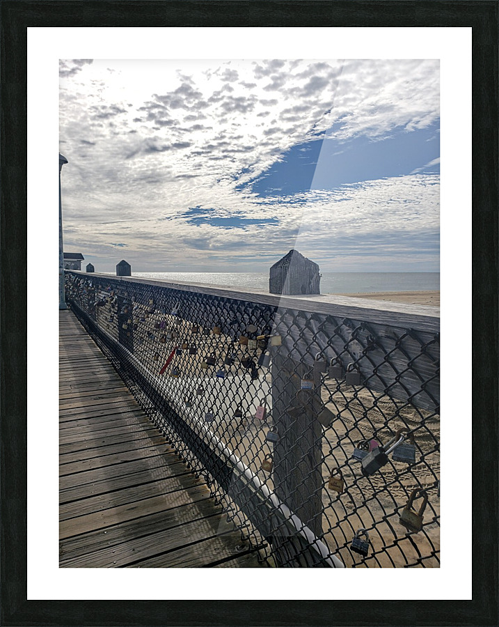 Lovers Pier Picture Frame print