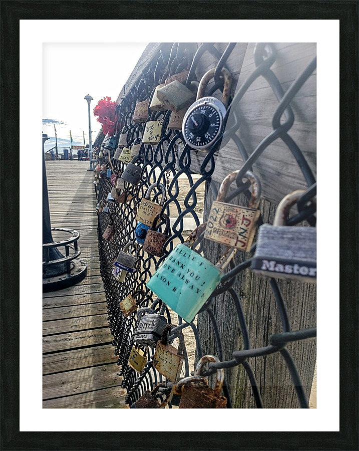 Love Locks Picture Frame print