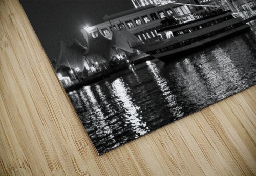 B&W Balitmore Lights Nina Haman Art Photography puzzle