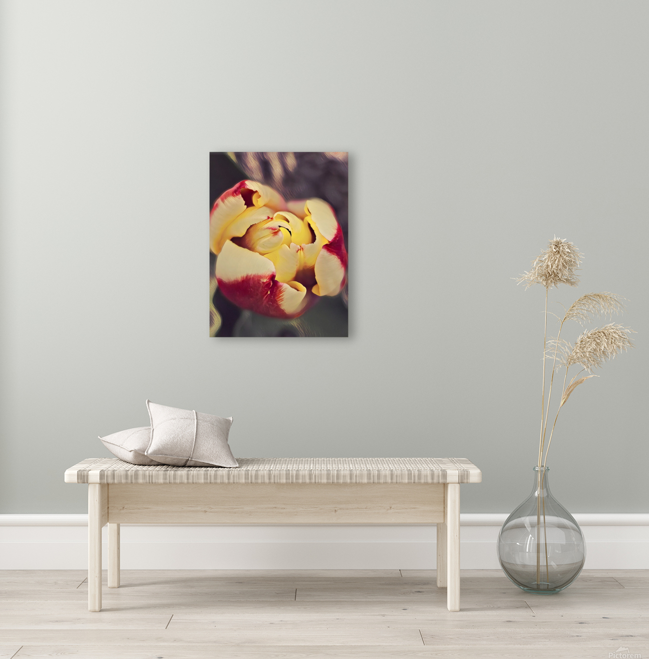 Painted Tulips Reproduction
