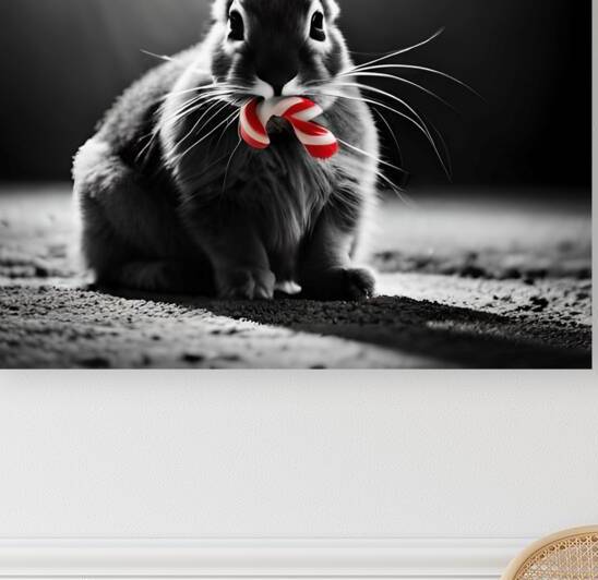 Christmas Critters Bunny by Nina Haman Art Photography