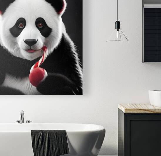 Christmas Critters Panda II by Nina Haman Art Photography