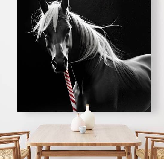 Christmas Critters Horse by Nina Haman Art Photography