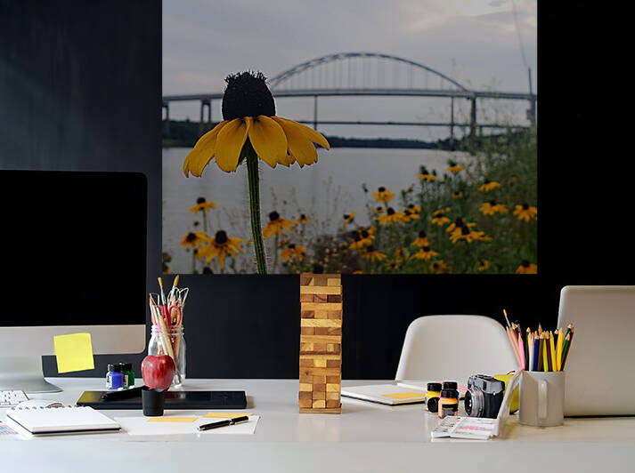 Susans By The Bridge Reproduction