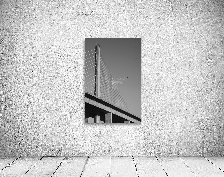 B&W Bridges Wall Preview