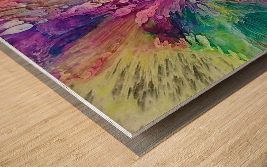 Oceans Beyond 3 Wood print