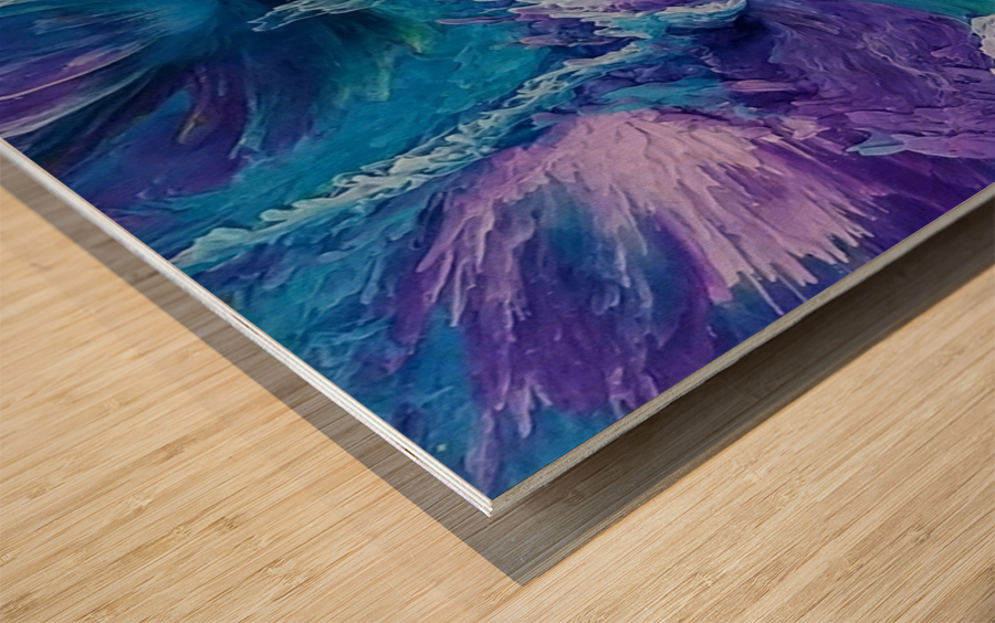 Oceans Beyond 4 Wood print