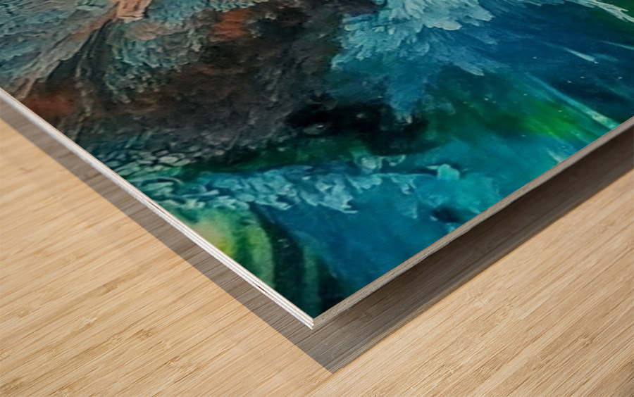 Oceans Beyond 6  Wood print