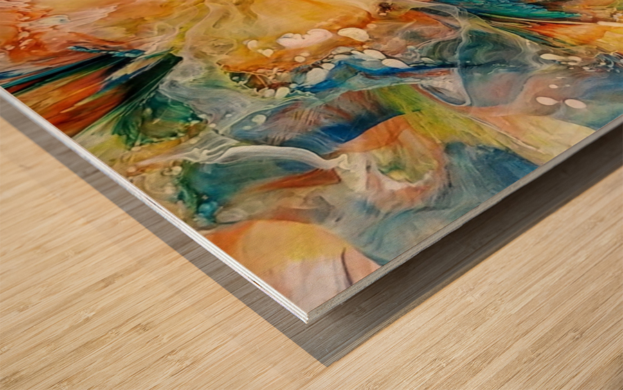Oceans Beyond 9 Wood print