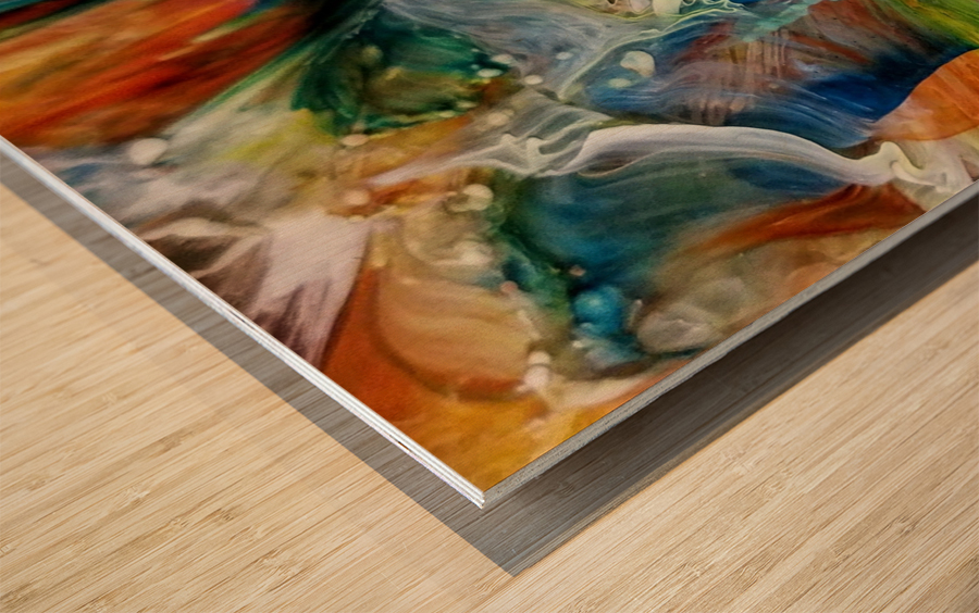 Oceans Beyond 10 Wood print