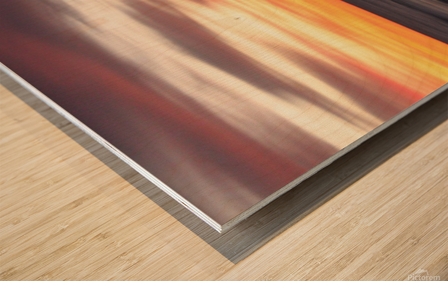 Blurred Lines Wood print