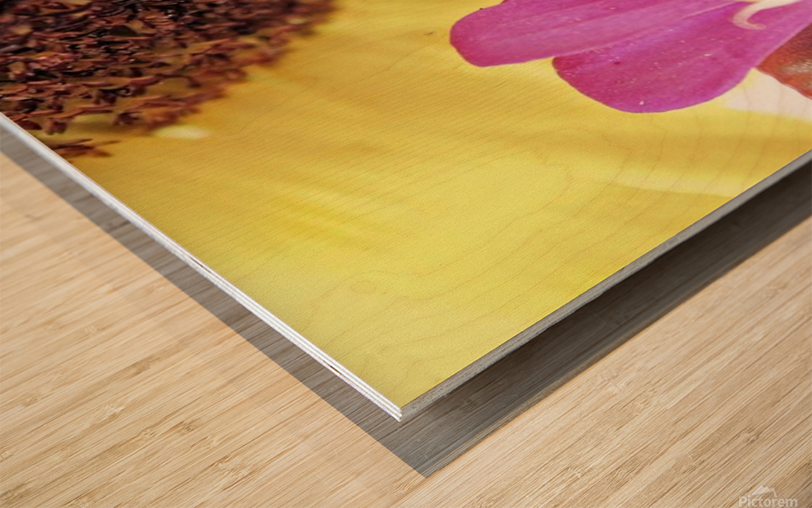 Flower Conversations Wood print