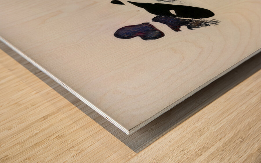 1366 8K Impression sur bois