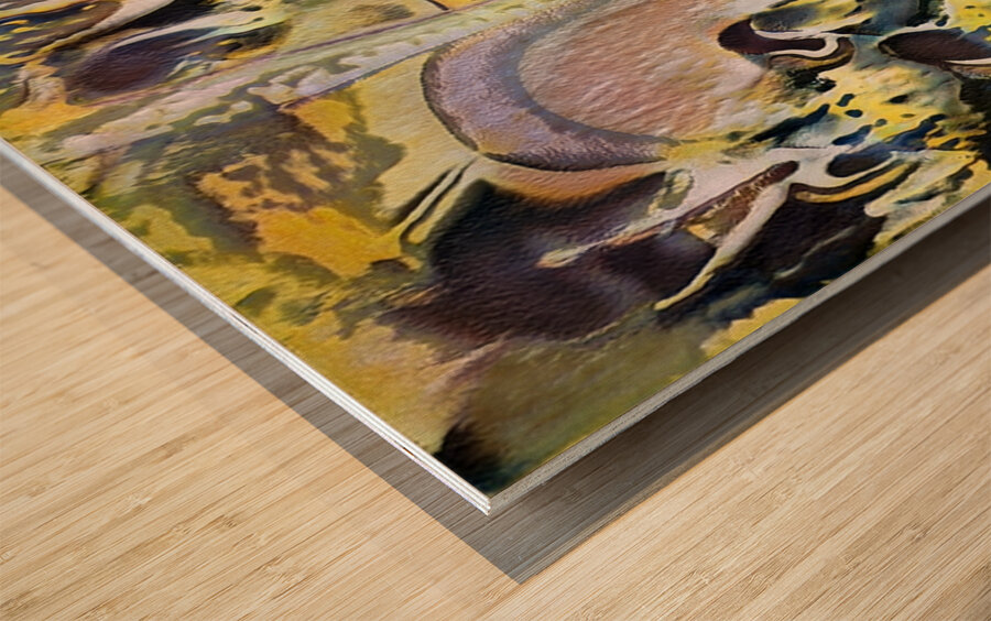 3425 8K Impression sur bois